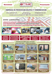 Newsletter Optimae maquetacion emailing Newsletter Optimae maquetacion emailing