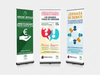 Roll up pop up fhotocall impresion maquetacion fotoescuela Optimae